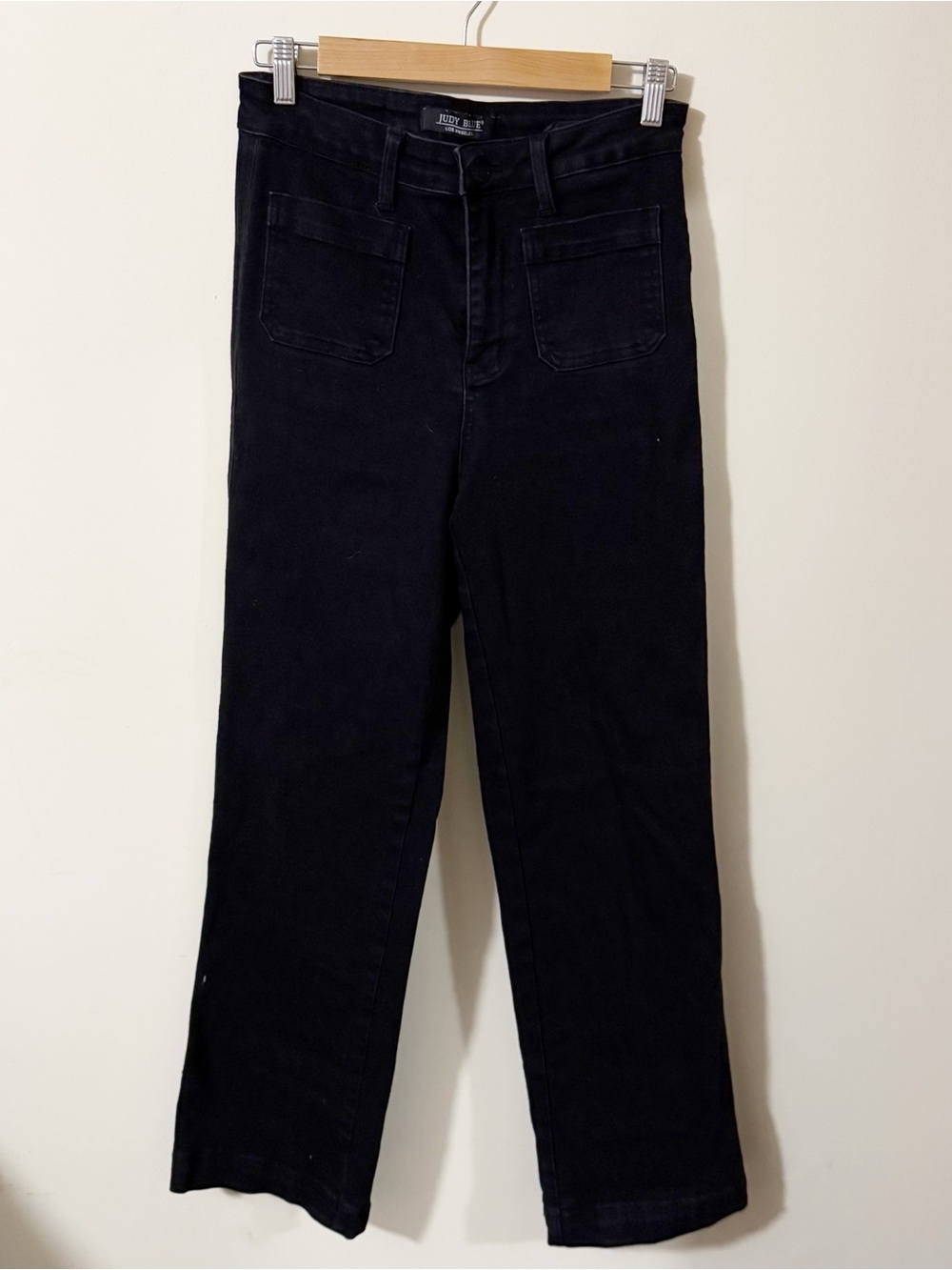 Judy Blue Womens Straight Fit Black Denim Jeans Size 5 / 27